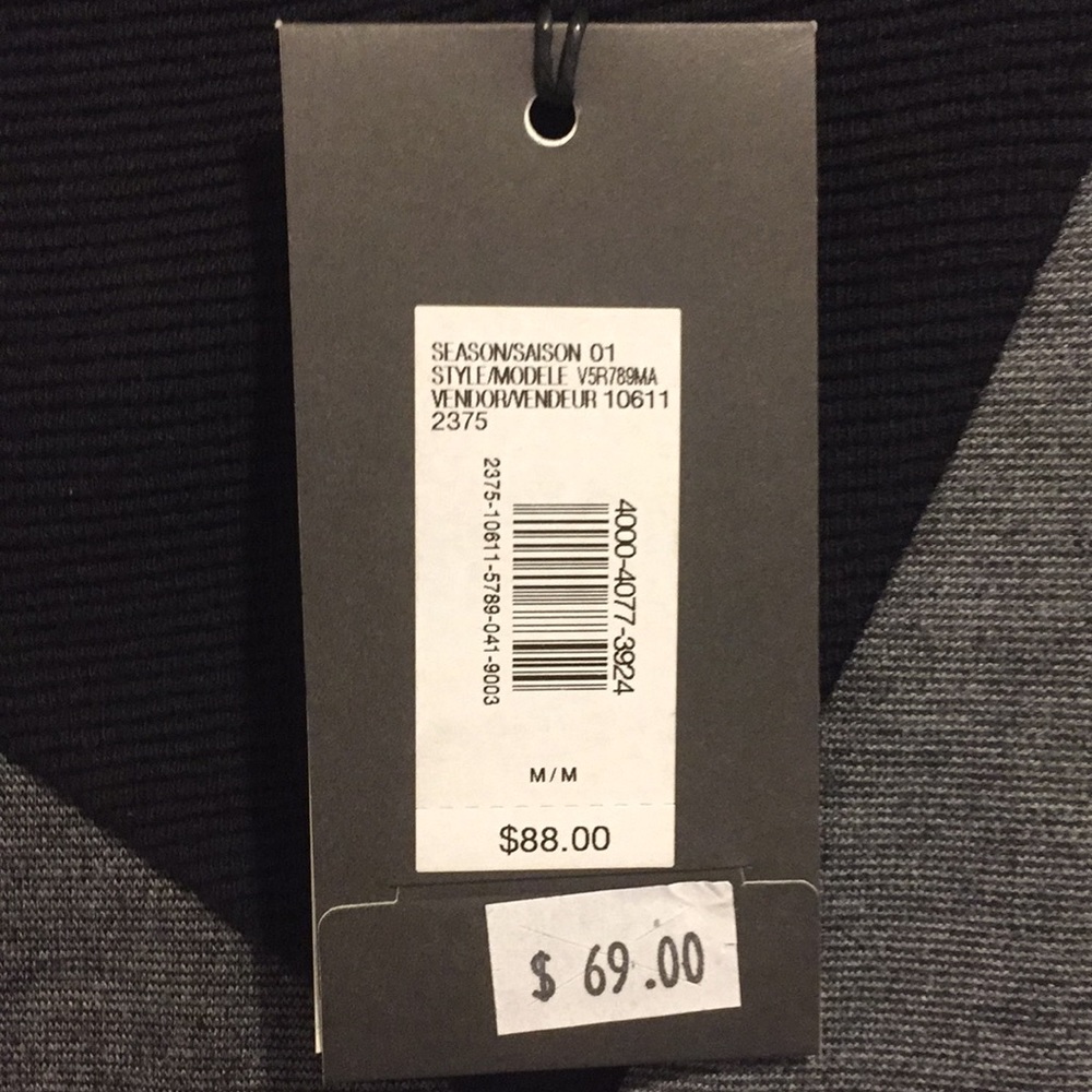 Armani Exchange Black and Grey / Gray Dress - Picture 5 of 6
